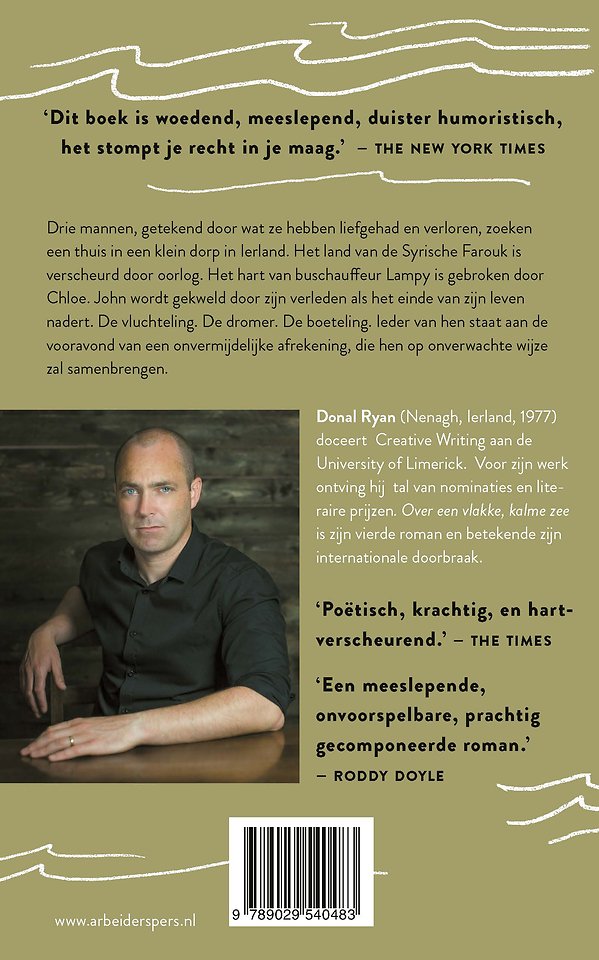 Over een vlakke, kalme zee