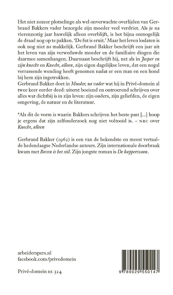 Moeder, na vader