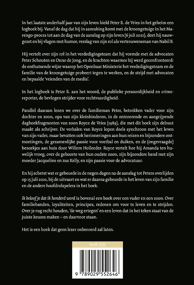 Ik beloof je dat ik honderd word