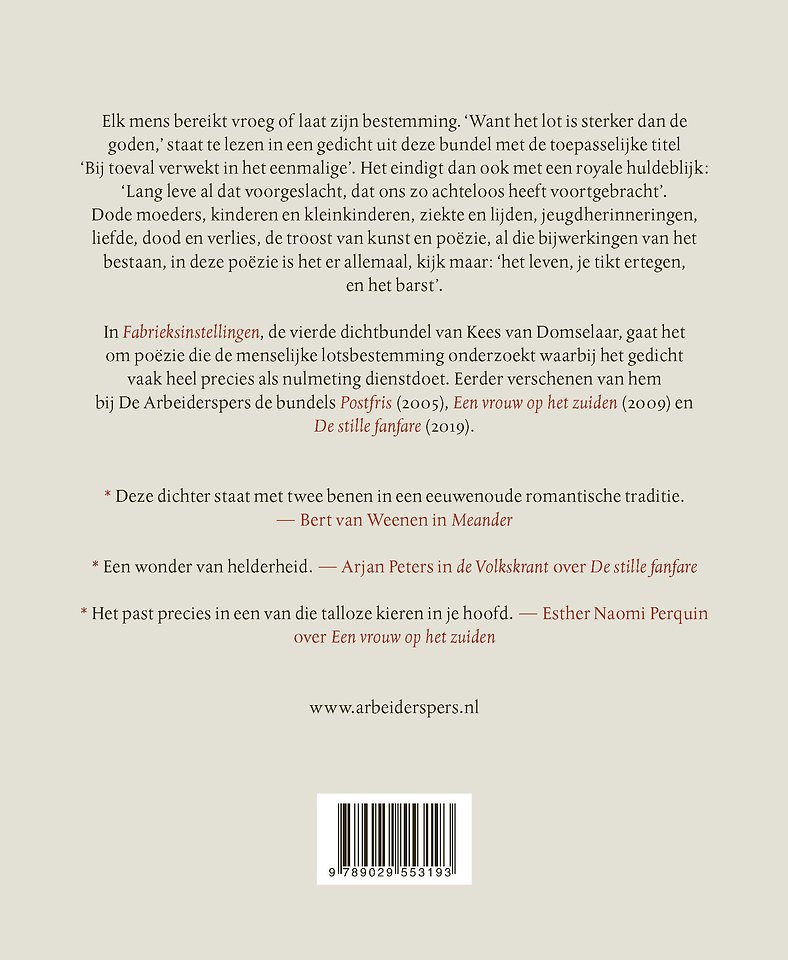 Fabrieksinstellingen