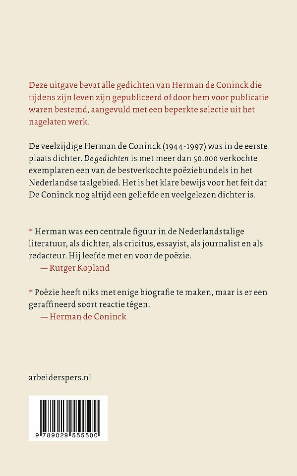 De gedichten
