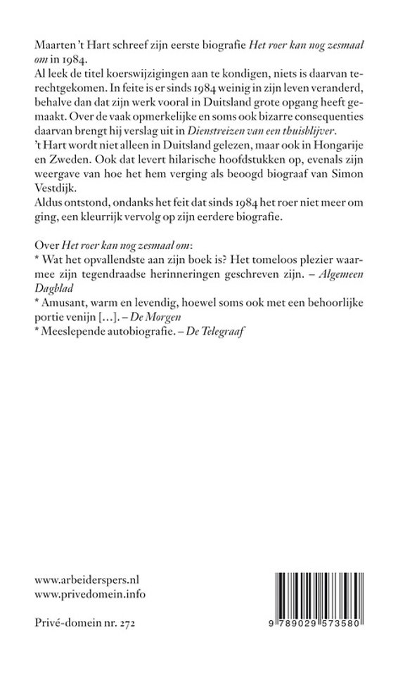 Dienstreizen van een thuisblijver