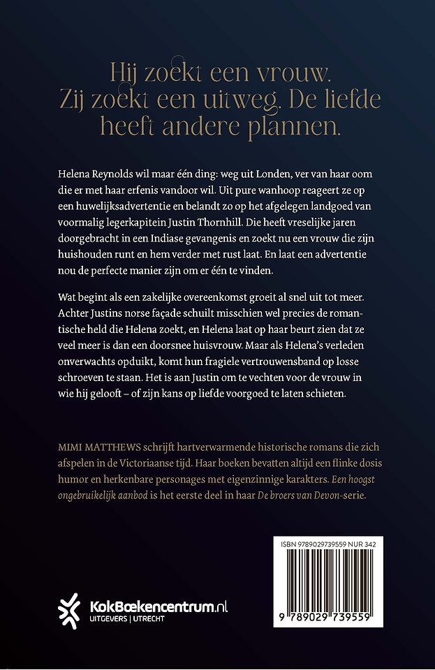 Een hoogst ongebruikelijk aanbod