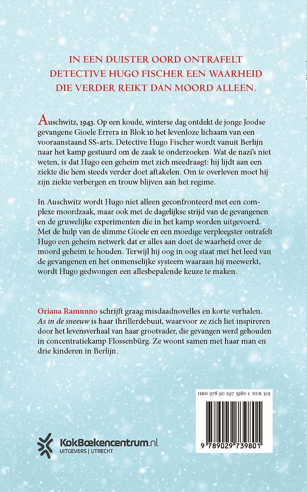 As in de sneeuw