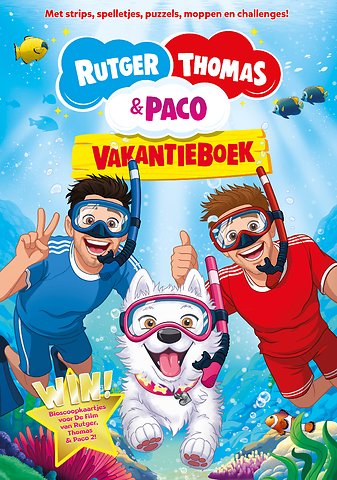 Het vakantieboek van Rutger, Thomas en Paco