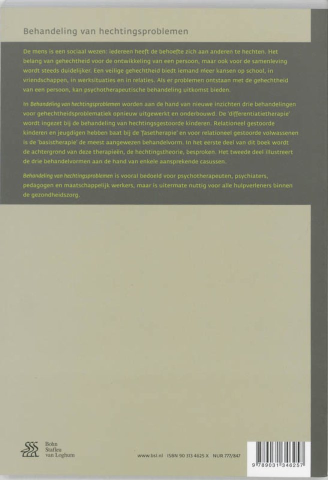 Behandeling van hechtingsproblemen