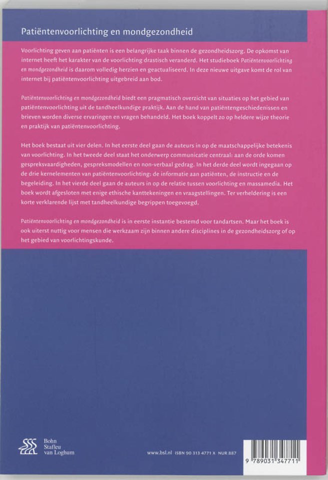 Patiëntenvoorlichting en mondgezondheid