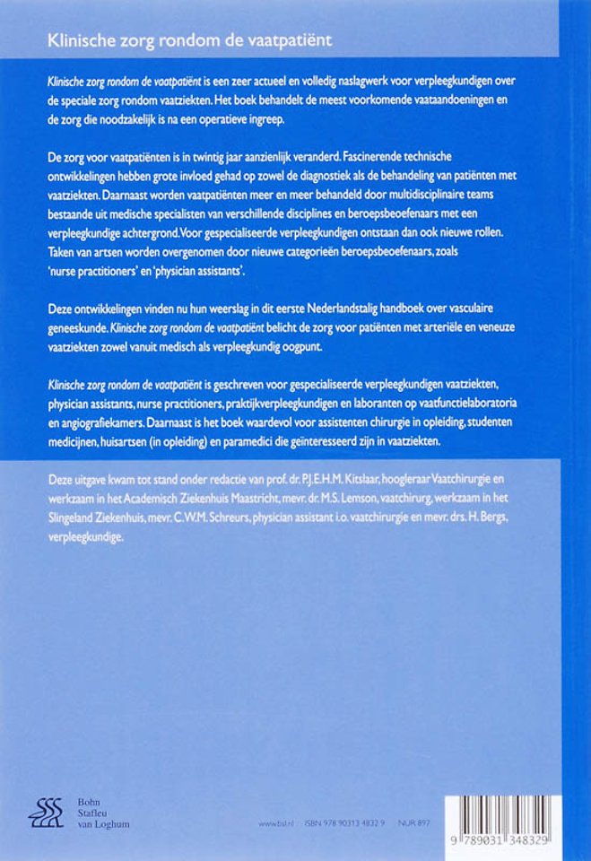 Klinische zorg rondom de vaatpatient