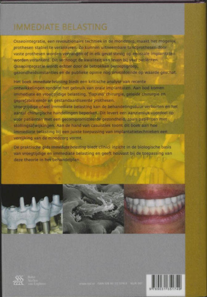 Immediate belasting van orale implantaten