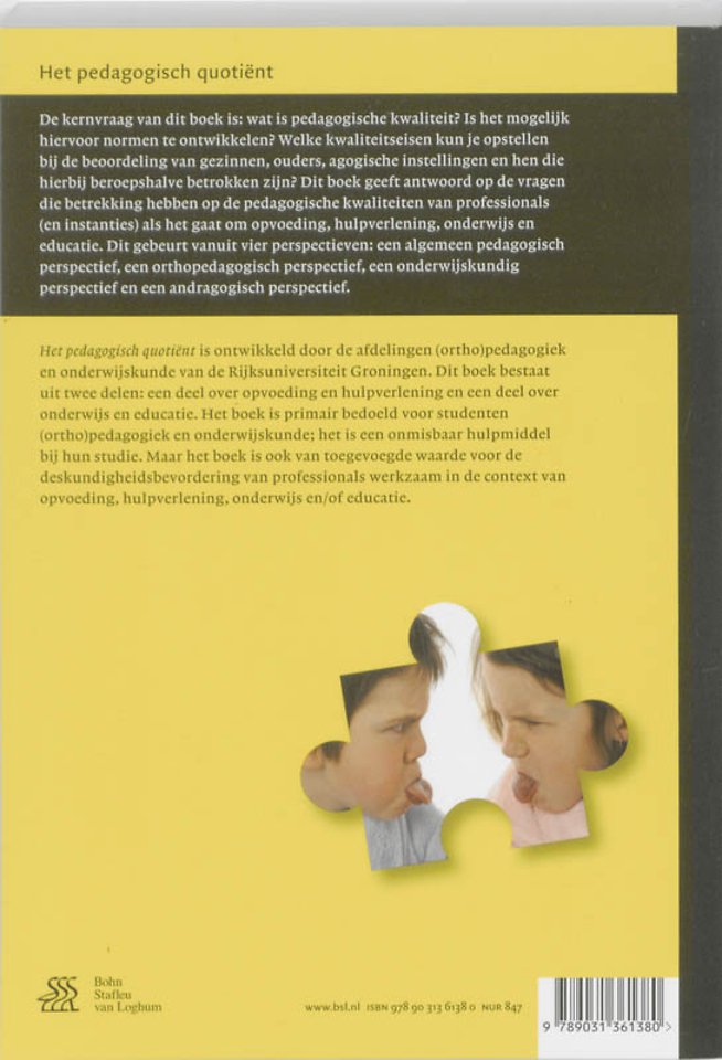 Het pedagogisch quotiënt