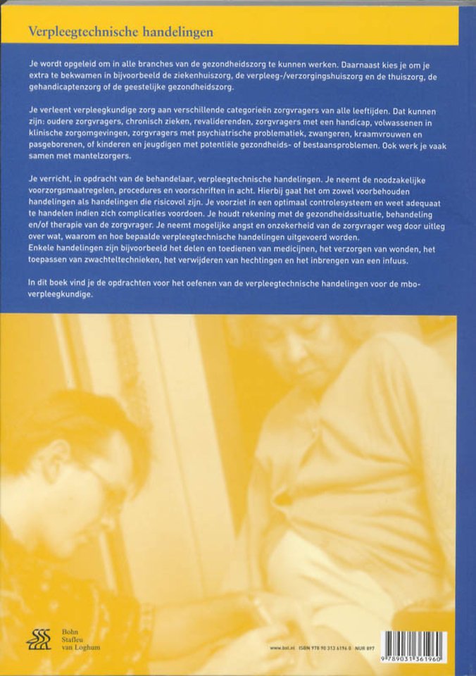 Verpleegtechnische handelingen MBO-verpleegkundige