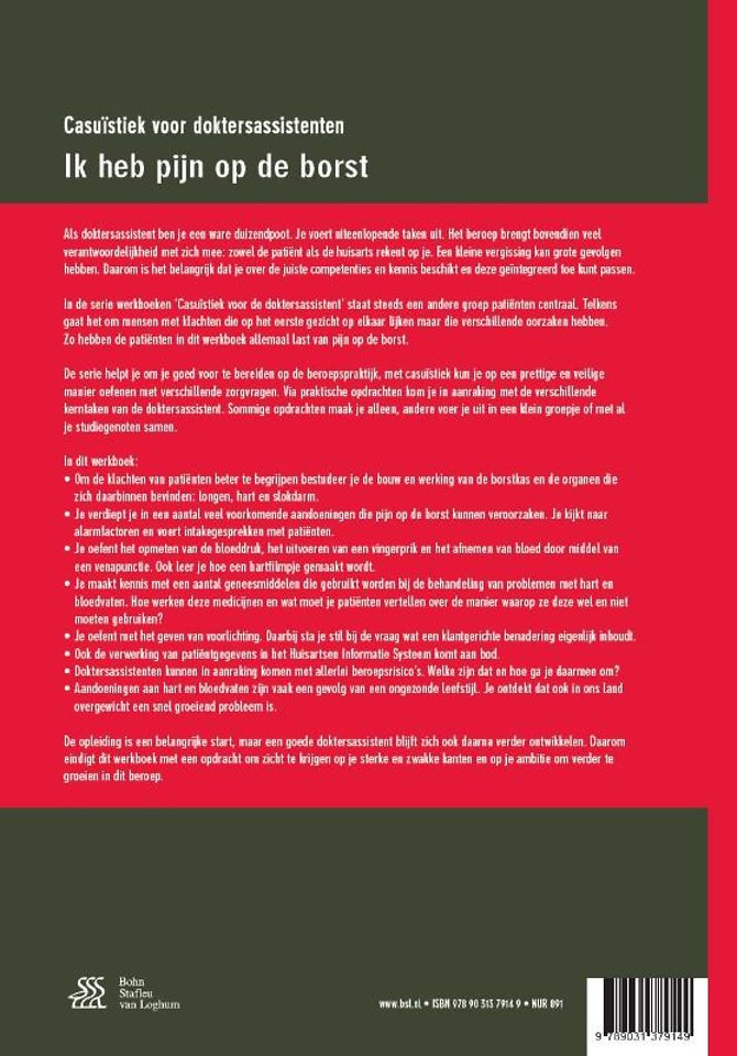 Casuïstiek voor doktersassistenten Ik heb pijn op de borst