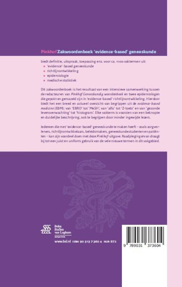 Pinkhof Zakwoordenboek 'eviden