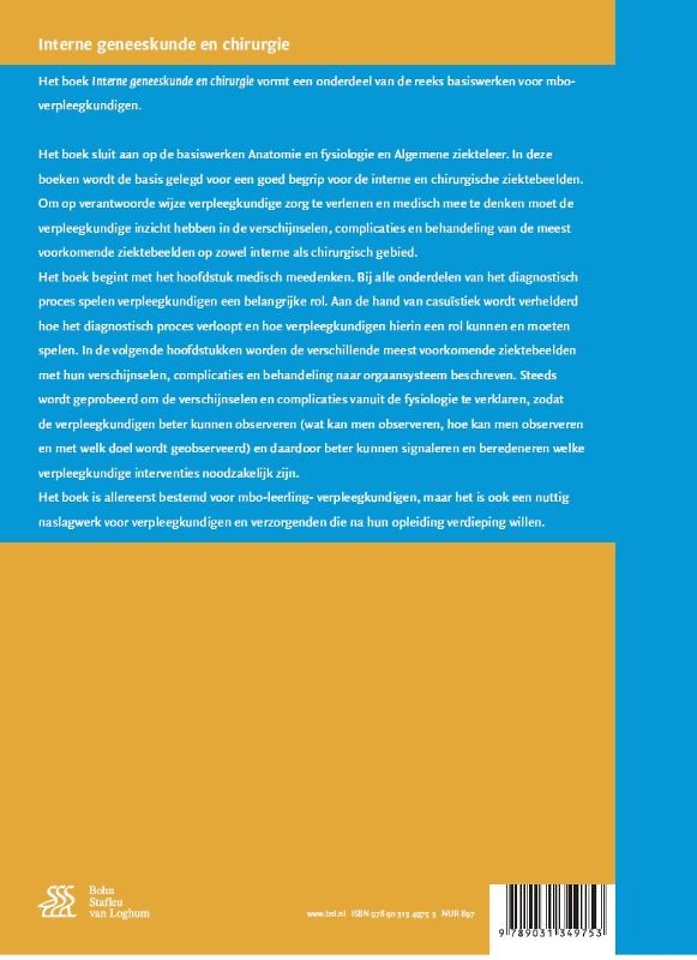 Interne geneeskunde en chirurgie - Basiswerk V&V niveau 4