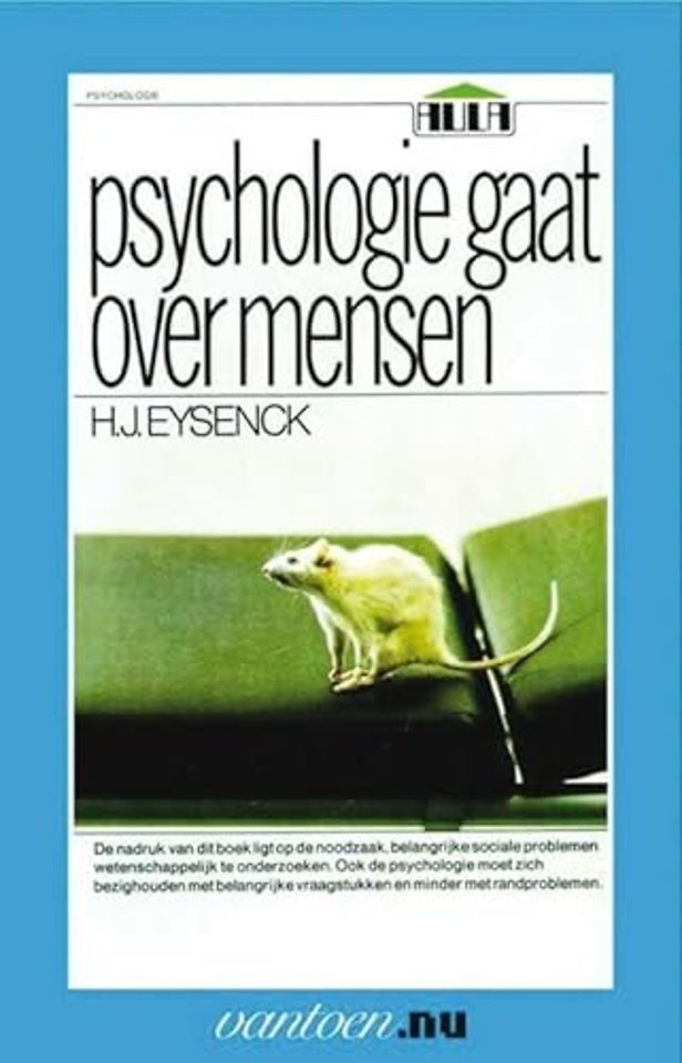 Psychologie gaat over mensen