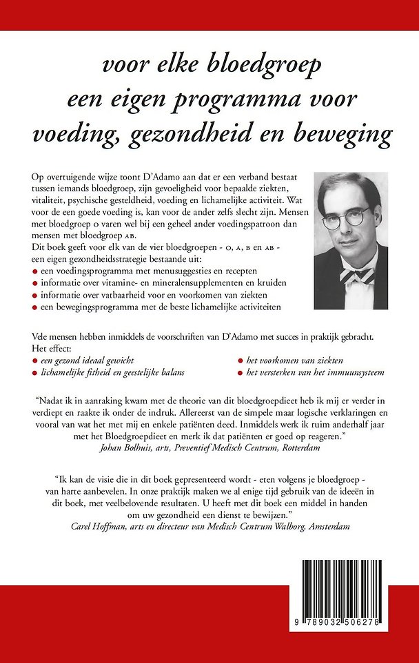 Het bloedgroepdieet