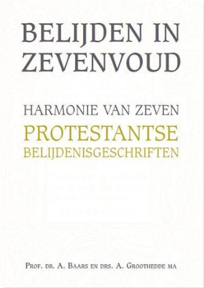 Belijden in zevenvoud