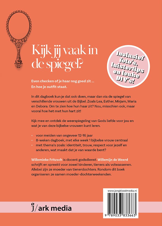 In de spiegel