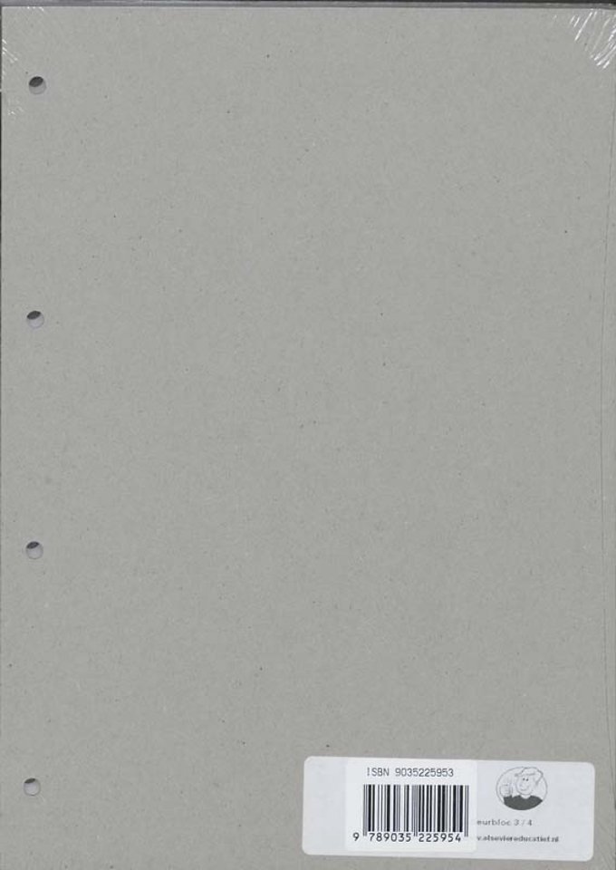 Schrijven leer je zo! Scheurblok 3 figurenraster