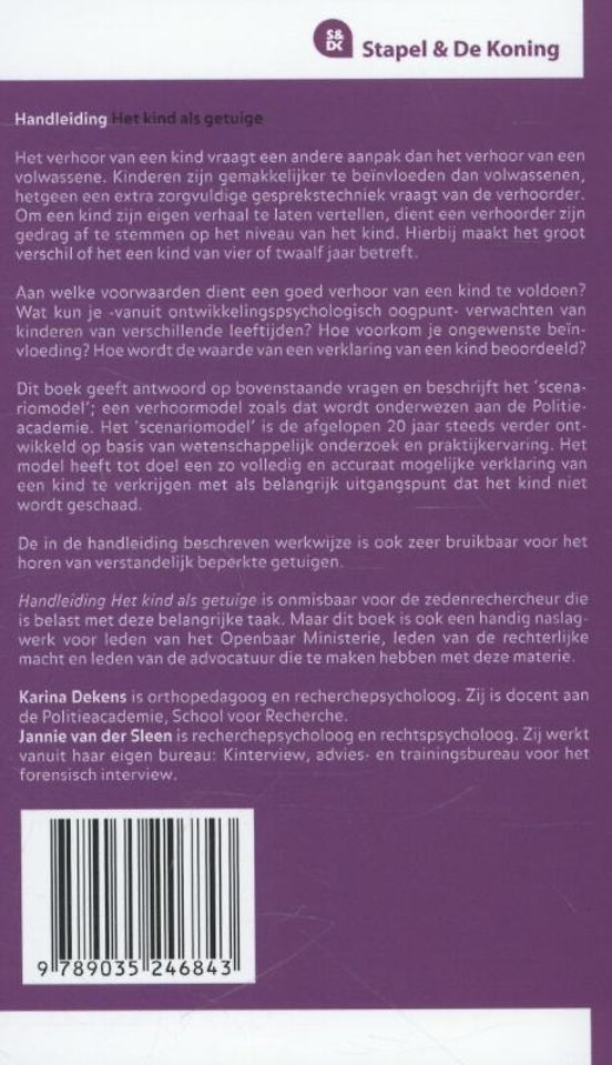 Handleiding Het kind als getuige