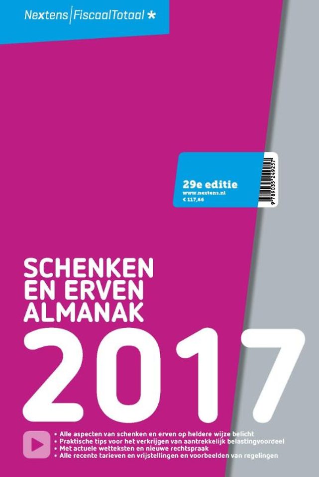 Nextens Schenken en Erven Almanak 2017