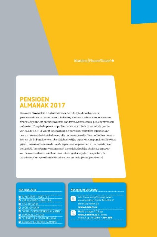 Nextens Pensioen Almanak 2017