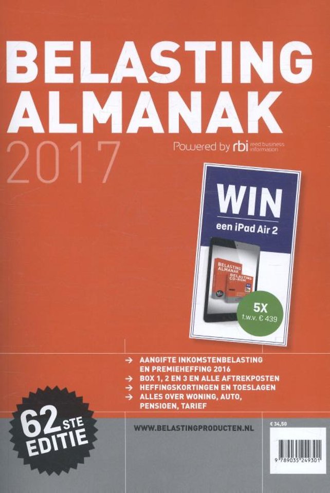 Belasting Almanak 2017