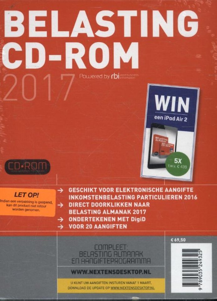 Belasting CD-ROM 2017