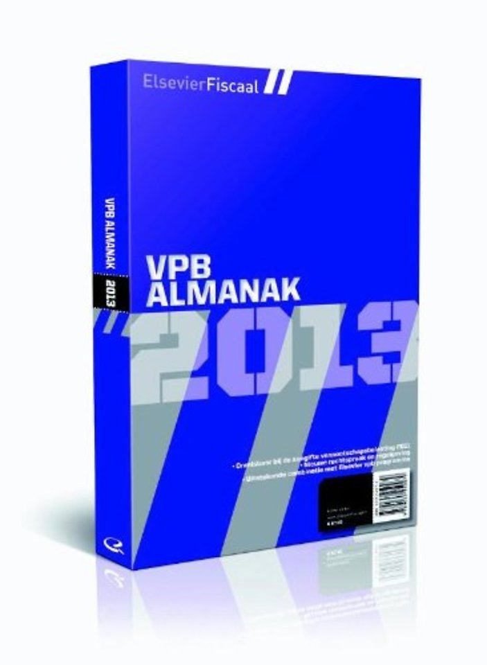 Elsevier vpb almanak Deel 1 2013