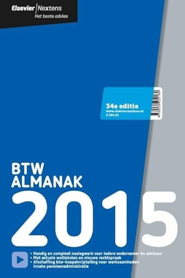 Elsevier BTW almanak 2015