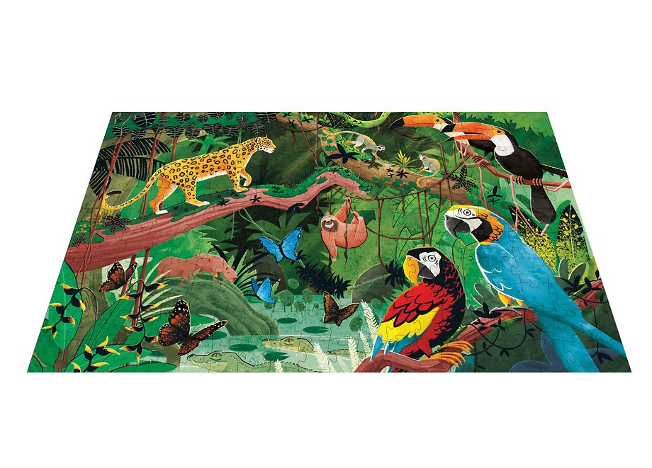 De Amazone - Red de planeet - puzzel en boek