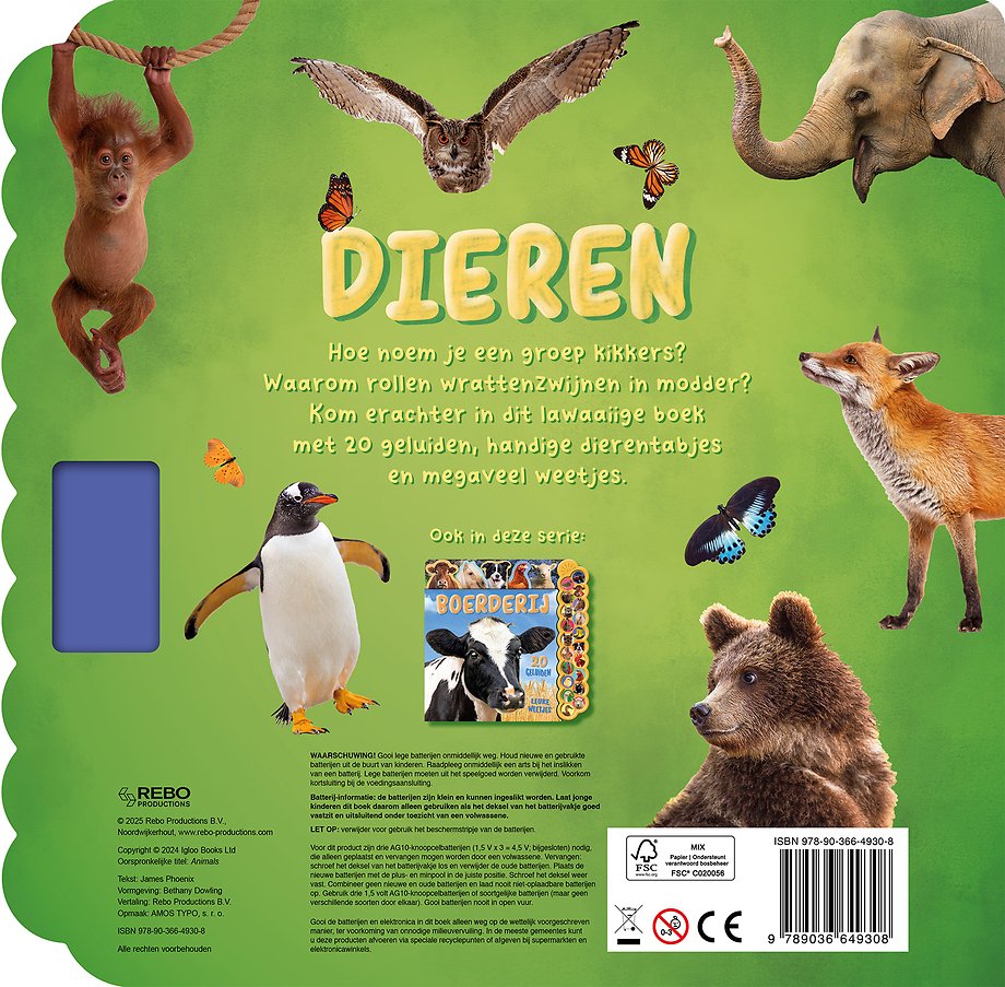 Dieren - 20-geluidenboek