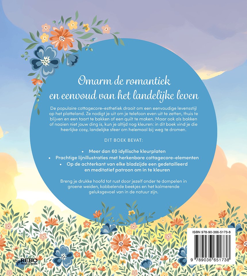 Cottagecore kleurboek