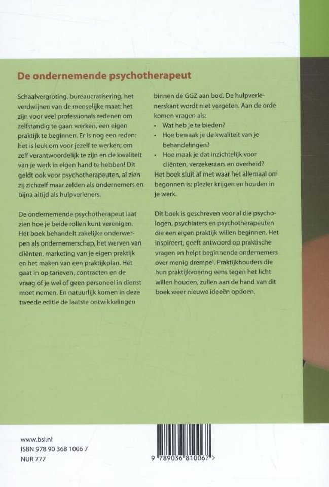 De ondernemende psychotherapeut