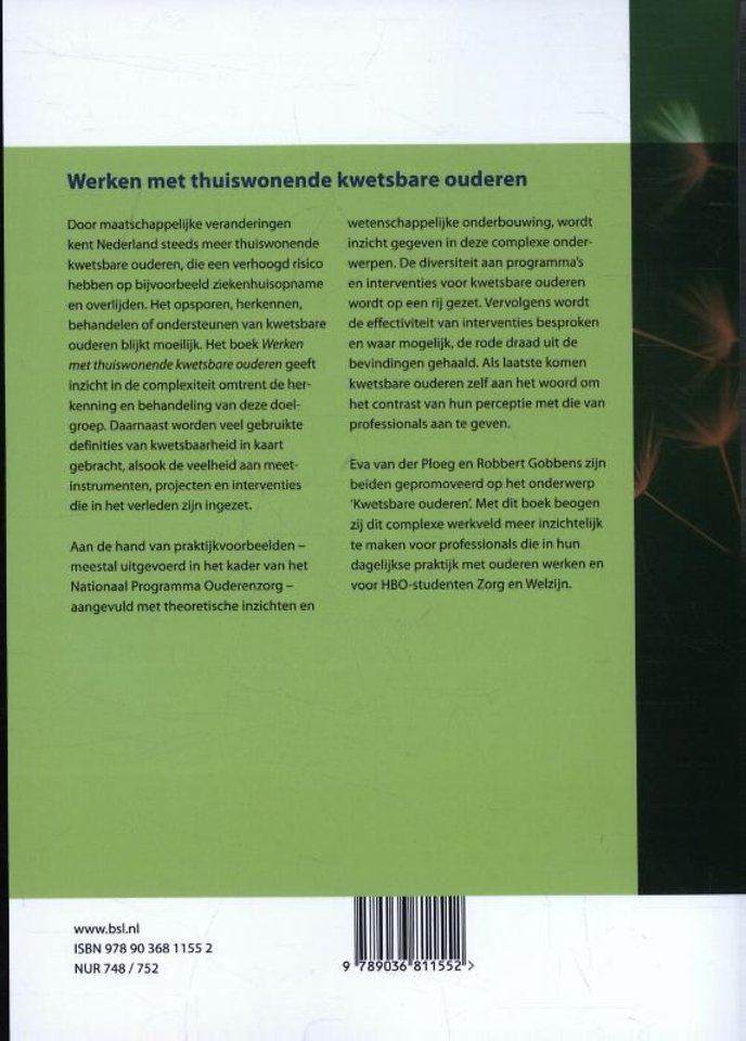 Werken met thuiswonende kwetsbare ouderen