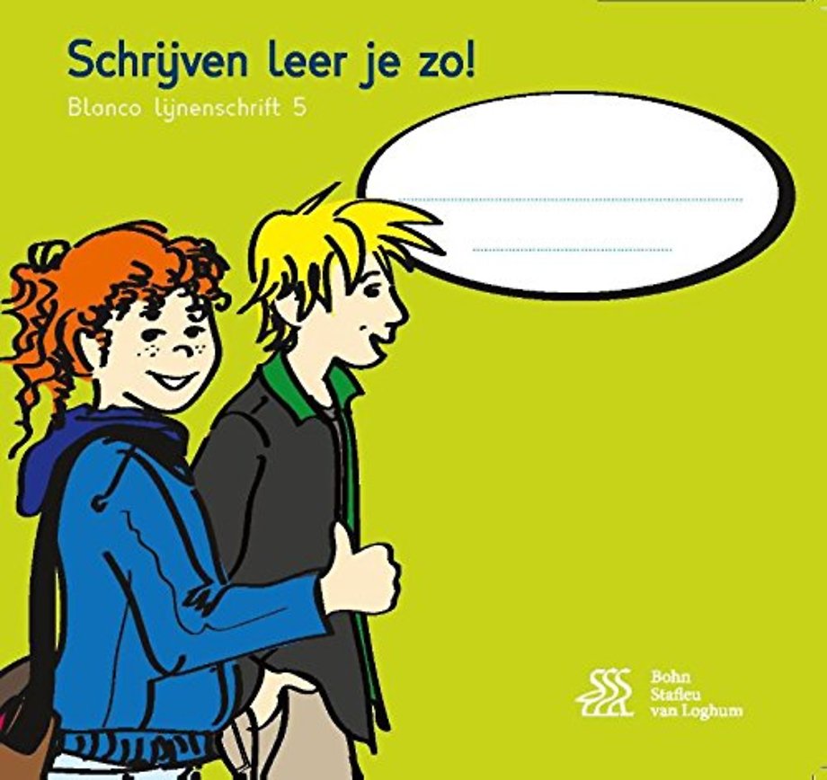 Schrijven leer je zo! - Blanco lijnenschrift 5 - set van 5 ex.