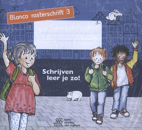 Schrijven leer je zo! Blanco rasterschrift 3 - set a 5 stuks