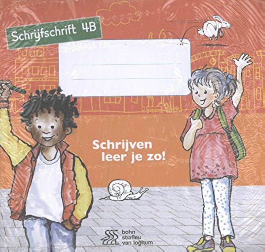 Schrijven leer je zo! - Schrijfschrift 4B - set van 5 stuks