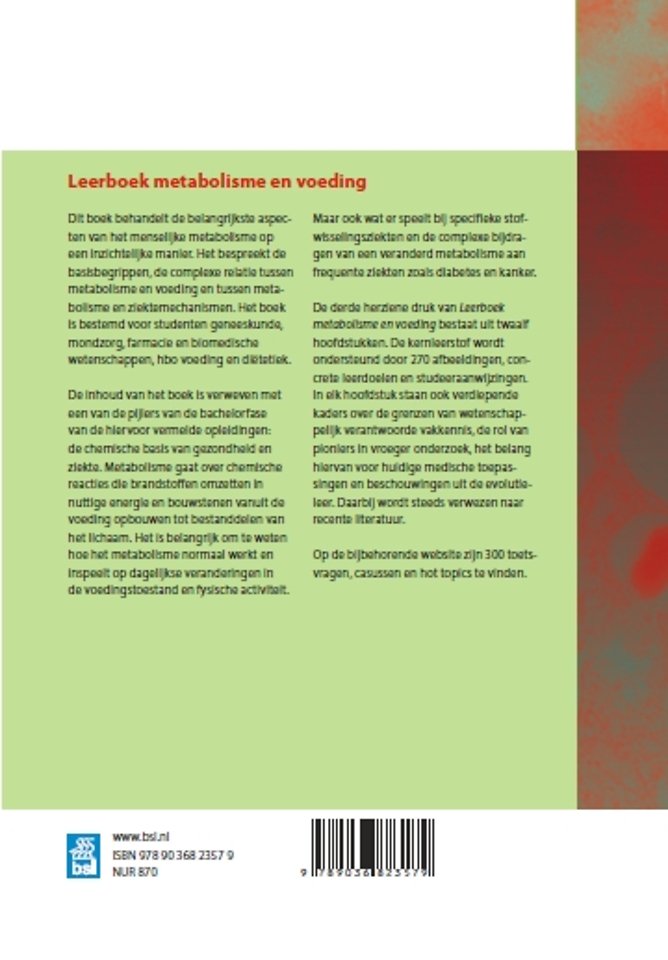 Leerboek metabolisme en voeding