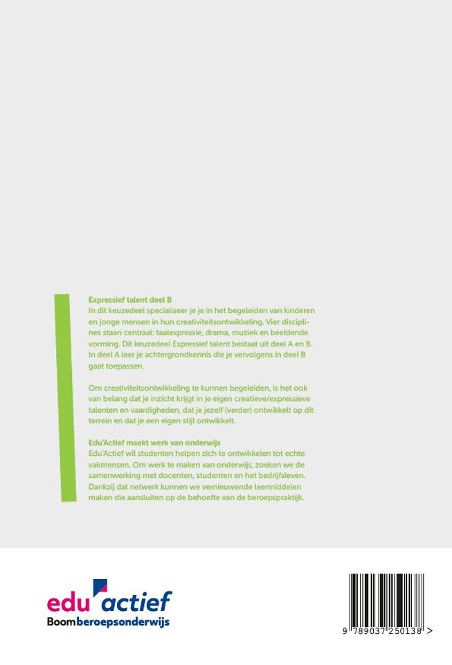 Keuzedeel Expressief talent deel B