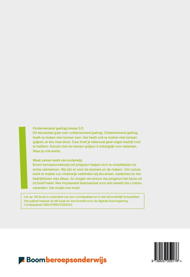 Ondernemend gedrag niveau 1-2 folio