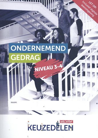 Ondernemend gedrag niveau 3-4