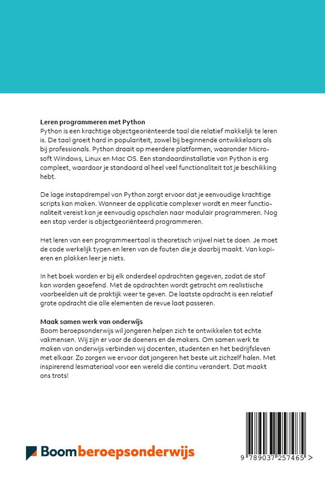 Leren programmeren met Python