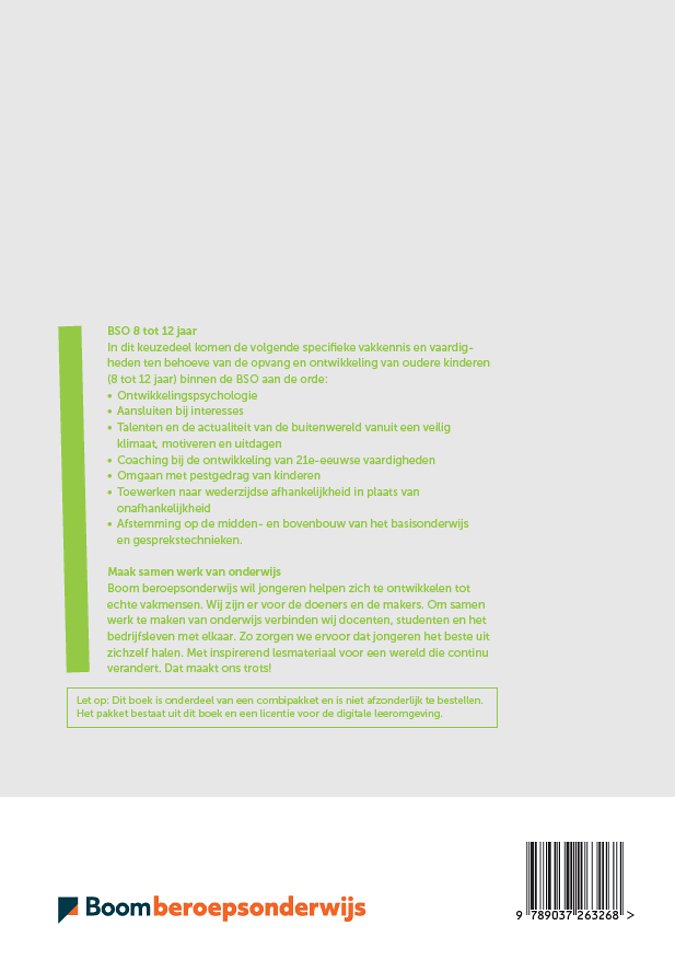 Keuzedeel BSO 8 tot 12 jaar 2022 | combipakket