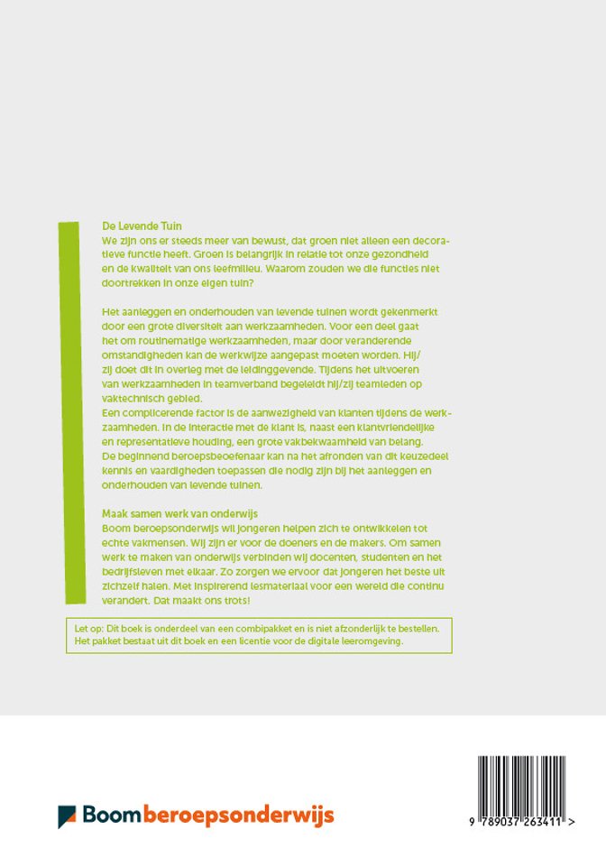 Keuzedeel De Levende Tuin | combipakket