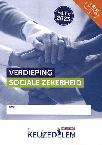 Keuzedeel Verdieping sociale zekerheid 2023 - combipakket