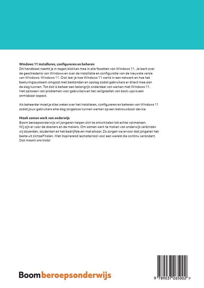 Windows 11 installeren, configureren en beheren |- combipakket