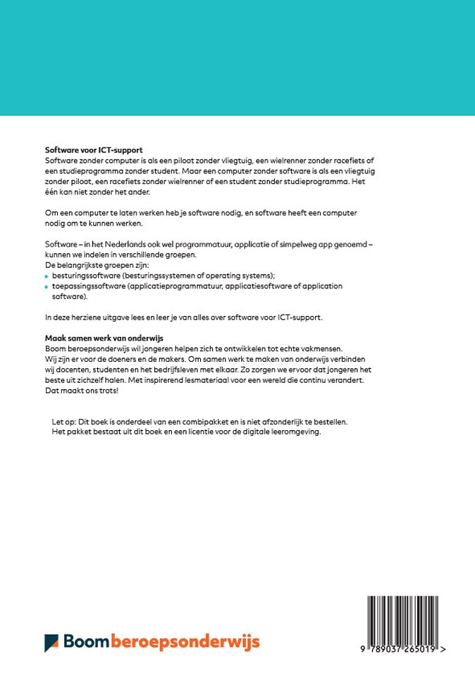 Software voor ICT Support | Versie 2023 | combipakket