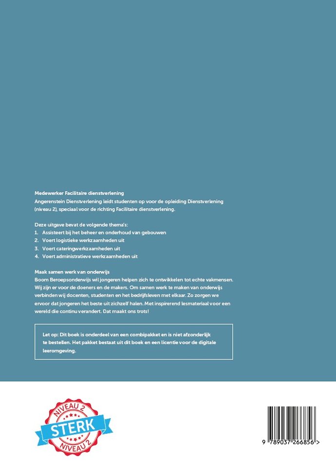 Angerenstein Facilitaire dienstverlening profieldeel | combipakket