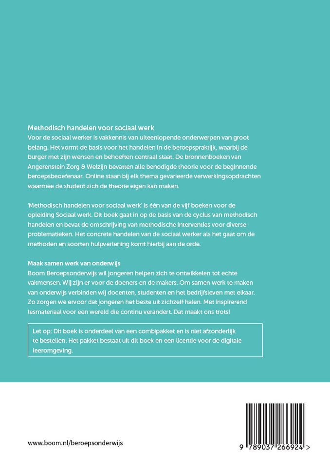 Methodisch handelen voor sociaal werk | combipakket